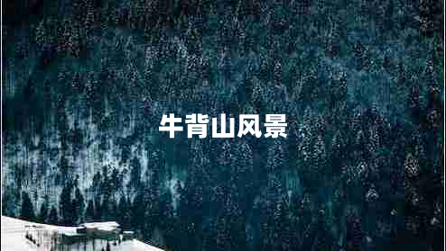 牛背山風(fēng)景