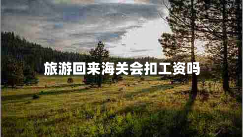 旅游回來海關(guān)會(huì)扣工資嗎 旅游回來海關(guān)會(huì)扣工資嗎