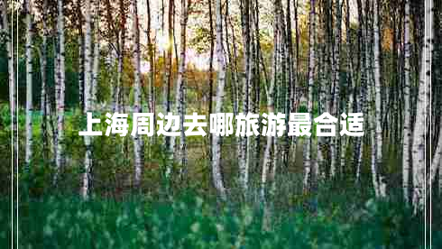 上海周邊去哪旅游最合適 上海周邊去哪旅游最合適
