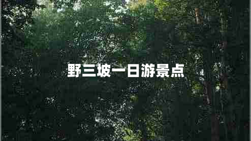 野三坡一日游景點(diǎn)