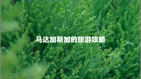 馬達加斯加的旅游攻略