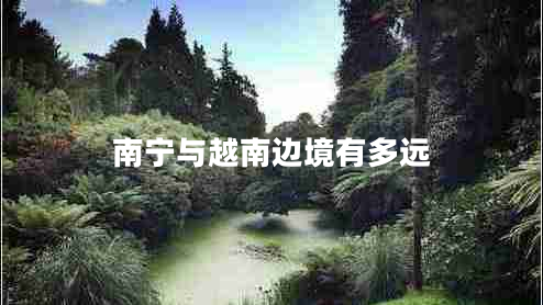 南寧與越南邊境有多遠(yuǎn)