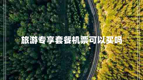 旅游專享套餐機票可以買嗎