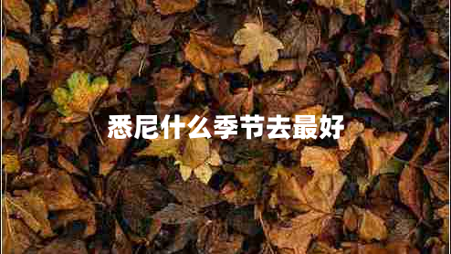 悉尼什么季節(jié)去最好 悉尼什么季節(jié)去最好