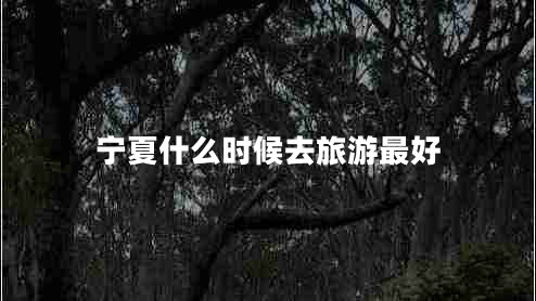 寧夏什么時候去旅游最好 寧夏什么時候去旅游最好