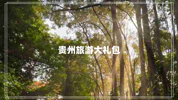 貴州旅游大禮包