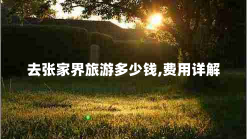 去張家界旅游多少錢,費(fèi)用詳解 去張家界旅游多少錢,費(fèi)用詳解