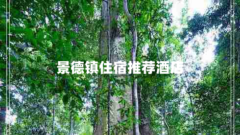 景德鎮(zhèn)住宿推薦酒店