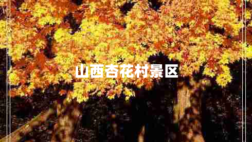 山西杏花村景區(qū)