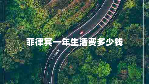 菲律賓一年生活費多少錢