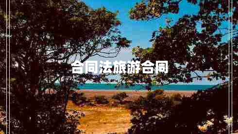 合同法旅游合同 合同法旅游合同