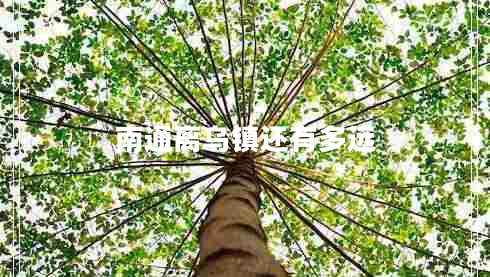 南通離烏鎮(zhèn)還有多遠(yuǎn)