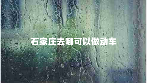 石家莊去哪可以做動車