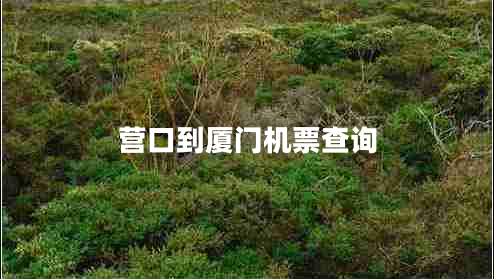 營口到廈門機(jī)票查詢