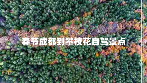 春節(jié)成都到攀枝花自駕景點(diǎn)