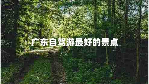 廣東自駕游最好的景點(diǎn)