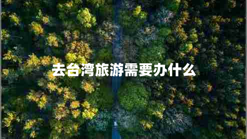 去臺(tái)灣旅游需要辦什么