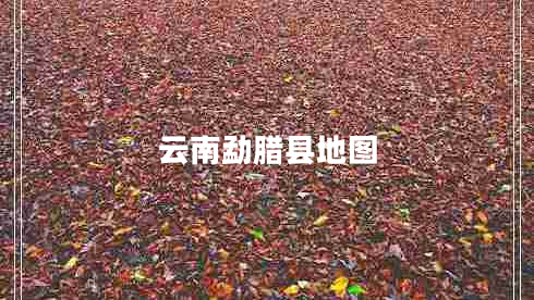 云南勐臘縣地圖