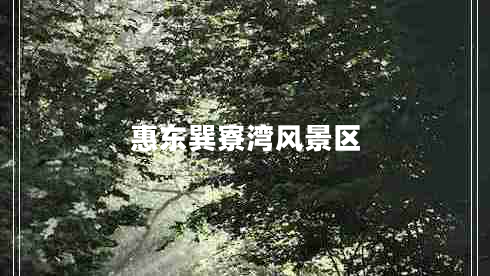 惠東巽寮灣風(fēng)景區(qū) 惠東巽寮灣風(fēng)景區(qū)