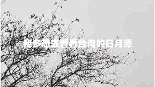 我多想去看看臺(tái)灣的日月潭 我多想去看看臺(tái)灣的日月潭
