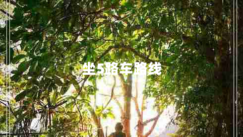坐5路車路線 坐5路車路線