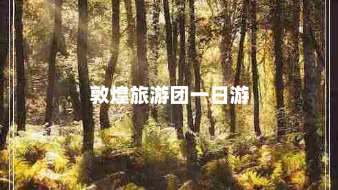 敦煌旅游團(tuán)一日游