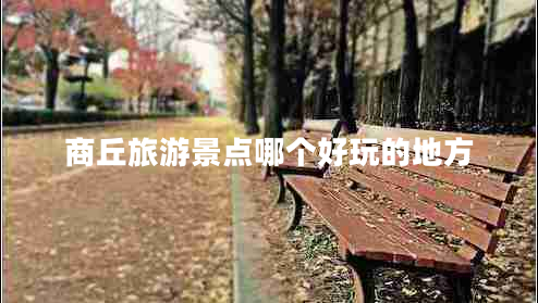 商丘旅游景點哪個好玩的地方