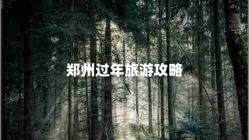 鄭州過年旅游攻略