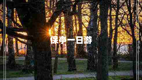 保亭一日游 保亭一日游