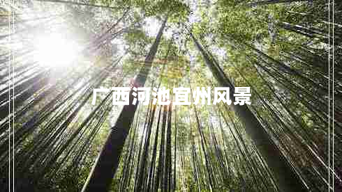 廣西河池宜州風(fēng)景