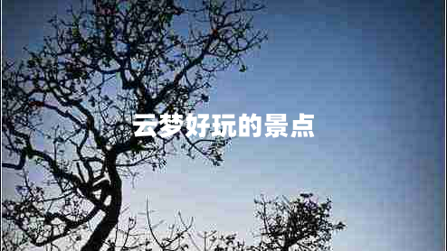 云夢好玩的景點