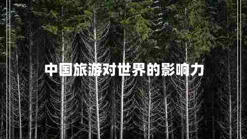 中國(guó)旅游對(duì)世界的影響力