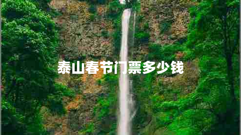 泰山春節(jié)門票多少錢 泰山春節(jié)門票多少錢