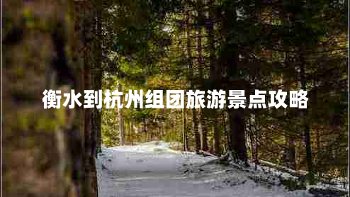 衡水到杭州組團(tuán)旅游景點(diǎn)攻略