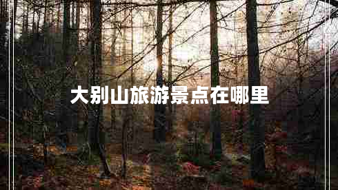 大別山旅游景點(diǎn)在哪里 大別山旅游景點(diǎn)在哪里