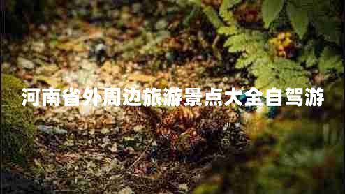 河南省外周邊旅游景點大全自駕游