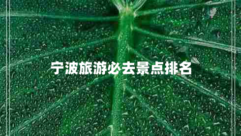 寧波旅游必去景點(diǎn)排名