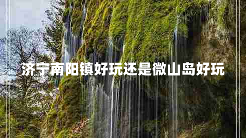 濟(jì)寧南陽鎮(zhèn)好玩還是微山島好玩