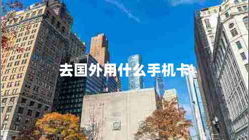 去國外用什么手機(jī)卡