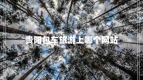 貴陽包車旅游上哪個網(wǎng)站