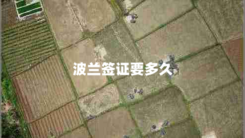 波蘭簽證要多久 波蘭簽證要多久