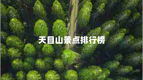 天目山景點(diǎn)排行榜