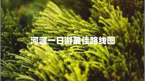 河源一日游最佳路線圖