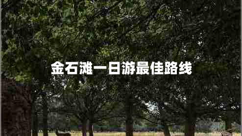 金石灘一日游最佳路線 金石灘一日游最佳路線