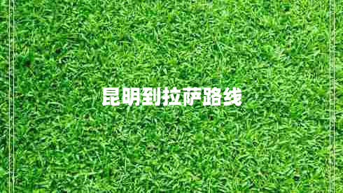 昆明到拉薩路線