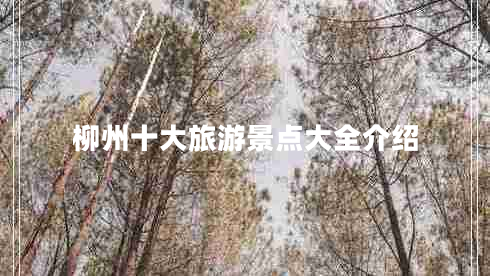 柳州十大旅游景點大全介紹 柳州十大旅游景點大全介紹