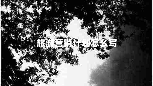 旅游營銷計劃怎么寫 旅游營銷計劃怎么寫