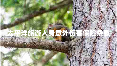 太平洋旅游人身意外傷害保險條款