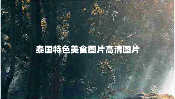 泰國(guó)特色美食圖片高清圖片