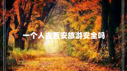 一個人去西安旅游安全嗎